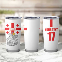 Custom Georgia Football We are Champions Tumbler Cup Sporty Style with Coat of Arms