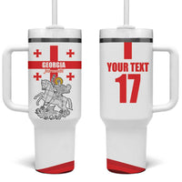 Custom Georgia Football We are Champions Tumbler With Handle Sporty Style with Coat of Arms