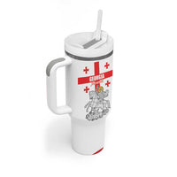 Custom Georgia Football We are Champions Tumbler With Handle Sporty Style with Coat of Arms