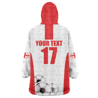 Custom Georgia Football We are Champions Wearable Blanket Hoodie Sporty Style with Coat of Arms