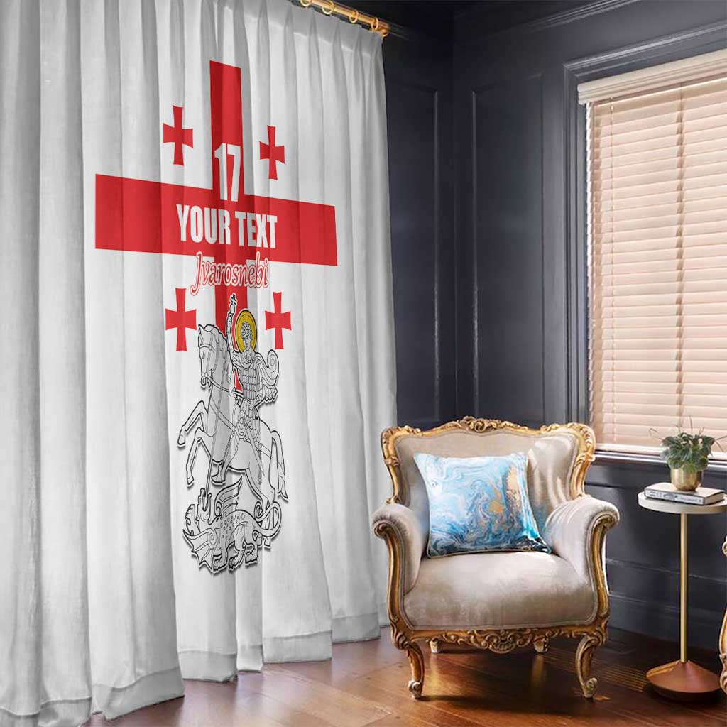 Custom Georgia Football We are Champions Window Curtain Sporty Style with Coat of Arms