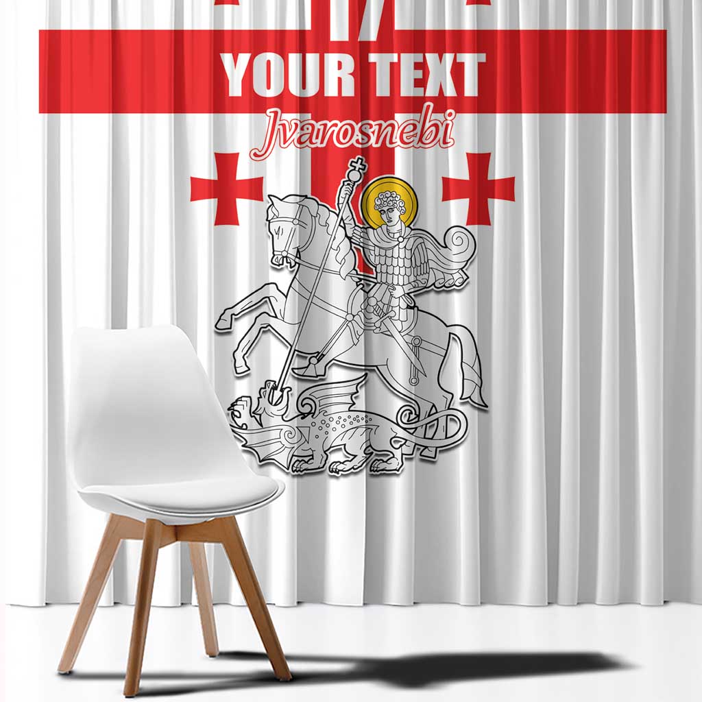 Custom Georgia Football We are Champions Window Curtain Sporty Style with Coat of Arms