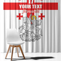 Custom Georgia Football We are Champions Window Curtain Sporty Style with Coat of Arms