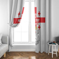 Custom Georgia Football We are Champions Window Curtain Sporty Style with Coat of Arms