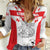 Custom Georgia Football We are Champions Women Casual Shirt Sporty Style with Coat of Arms