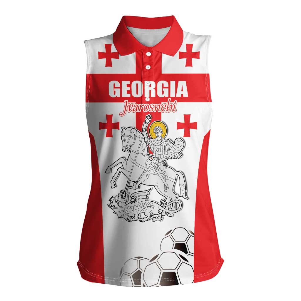 Custom Georgia Football We are Champions Women Sleeveless Polo Shirt Sporty Style with Coat of Arms
