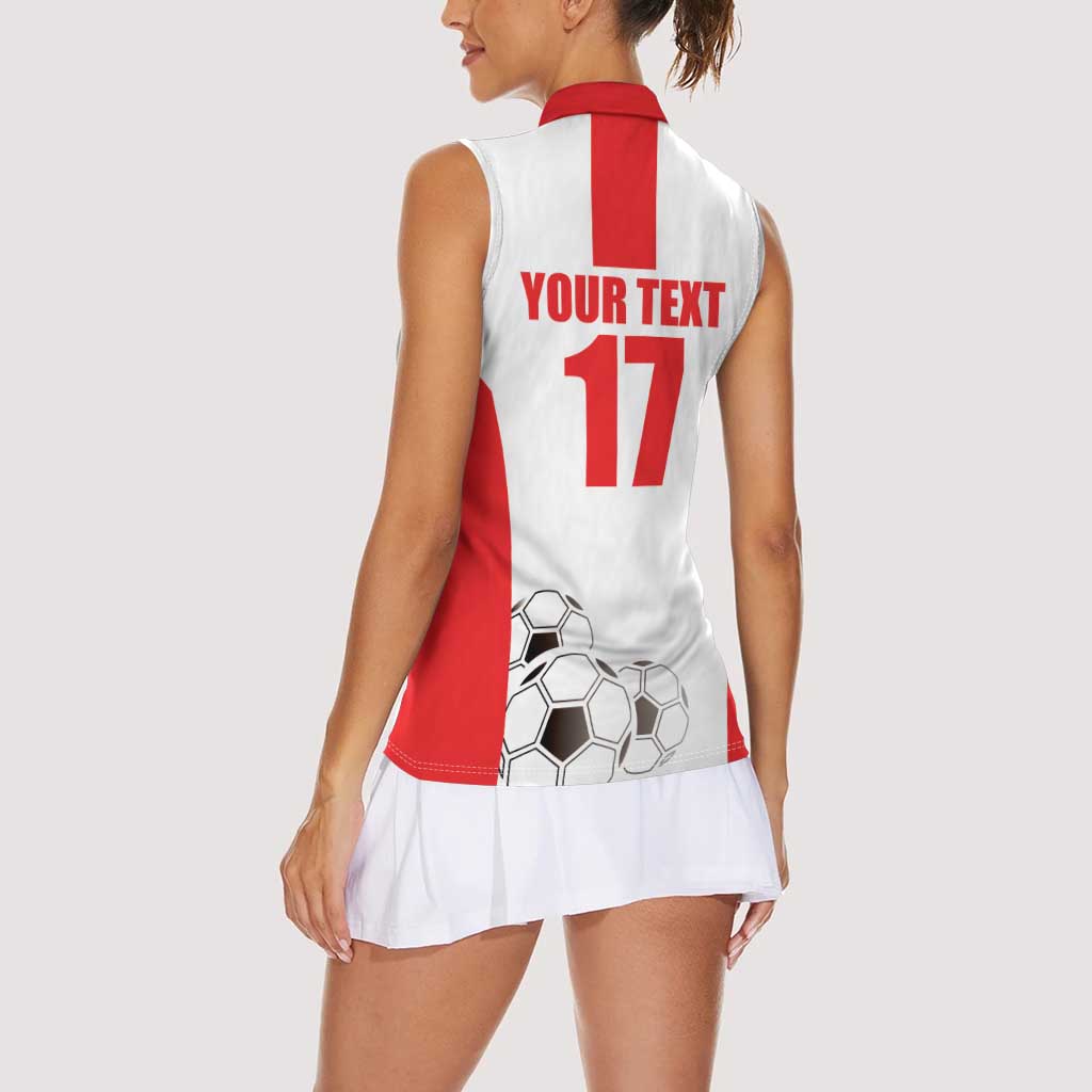 Custom Georgia Football We are Champions Women Sleeveless Polo Shirt Sporty Style with Coat of Arms