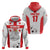 Custom Georgia Football We are Champions Zip Hoodie Sporty Style with Coat of Arms