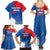 Personalized Slovakia Coat of Arms Family Matching Summer Maxi Dress and Hawaiian Shirt Map Flag Style