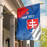 Personalized Slovakia Coat of Arms Garden Flag Map Flag Style
