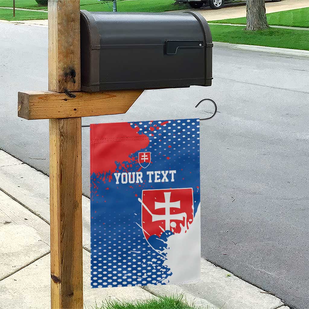 Personalized Slovakia Coat of Arms Garden Flag Map Flag Style