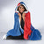 Personalized Slovakia Coat of Arms Hooded Blanket Map Flag Style