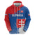 Personalized Slovakia Coat of Arms Hoodie Map Flag Style