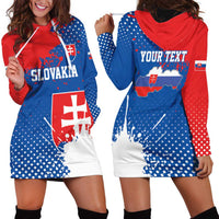 Personalized Slovakia Coat of Arms Hoodie Dress Map Flag Style