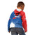 Personalized Slovakia Coat of Arms Kid Hoodie Map Flag Style