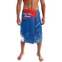 Personalized Slovakia Coat of Arms Lavalava Map Flag Style