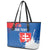 Personalized Slovakia Coat of Arms Leather Tote Bag Map Flag Style