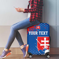 Personalized Slovakia Coat of Arms Luggage Cover Map Flag Style