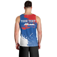 Personalized Slovakia Coat of Arms Men Tank Top Map Flag Style