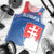 Personalized Slovakia Coat of Arms Men Tank Top Map Flag Style