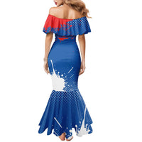 Personalized Slovakia Coat of Arms Mermaid Dress Map Flag Style