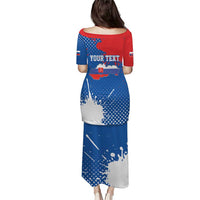 Personalized Slovakia Coat of Arms Puletasi Map Flag Style