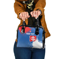 Personalized Slovakia Coat of Arms Shoulder Handbag Map Flag Style