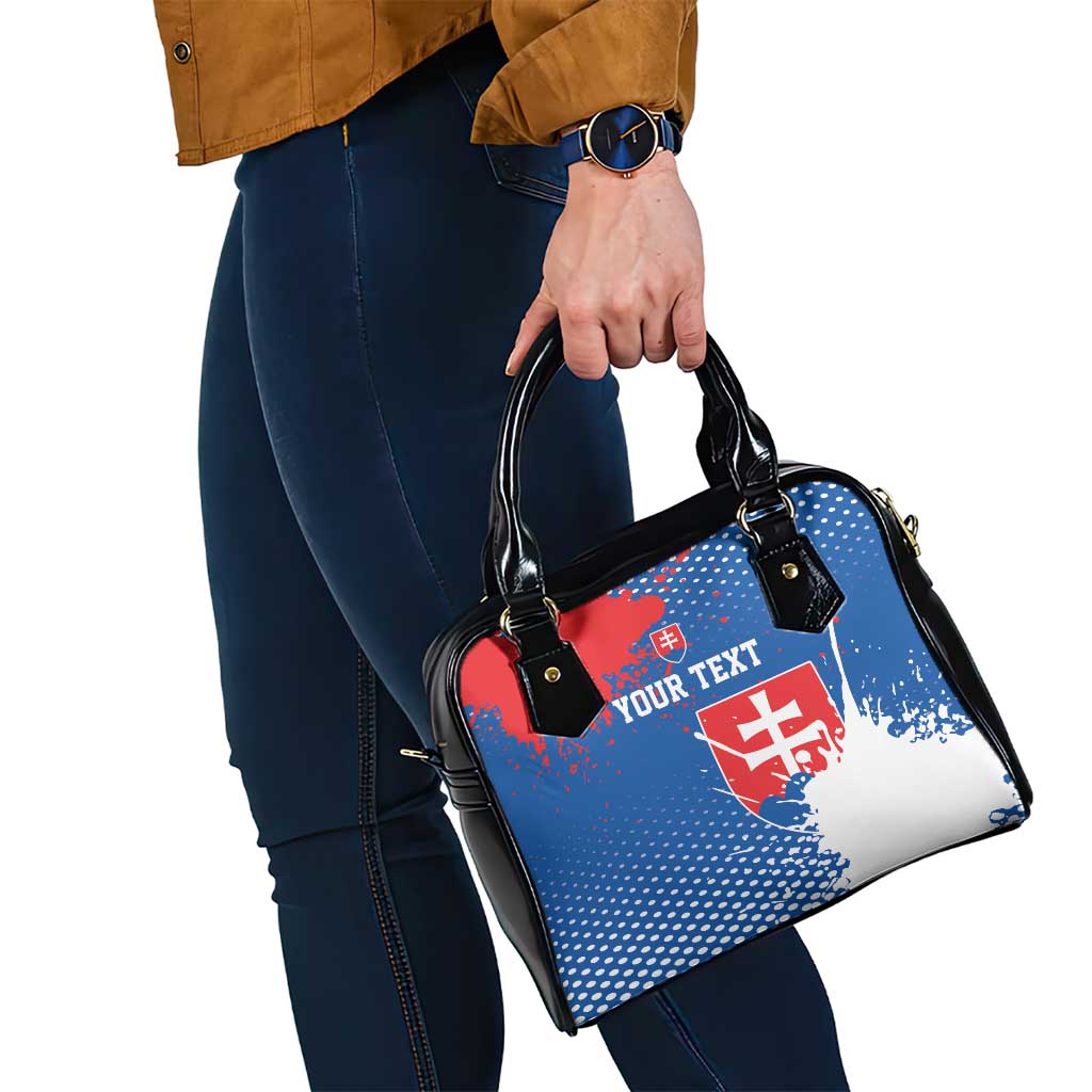 Personalized Slovakia Coat of Arms Shoulder Handbag Map Flag Style