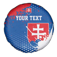 Personalized Slovakia Coat of Arms Spare Tire Cover Map Flag Style