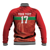 Custom Guadelope Football Baseball Jacket Basse Terre Red Style