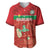 Custom Guadelope Football Baseball Jersey Basse Terre Red Style