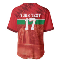 Custom Guadelope Football Baseball Jersey Basse Terre Red Style