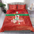 Custom Guadelope Football Bedding Set Basse Terre Red Style