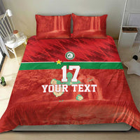 Custom Guadelope Football Bedding Set Basse Terre Red Style