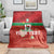 Custom Guadelope Football Blanket Basse Terre Red Style
