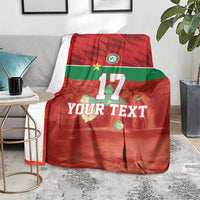 Custom Guadelope Football Blanket Basse Terre Red Style