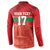 Custom Guadelope Football Button Sweatshirt Basse Terre Red Style