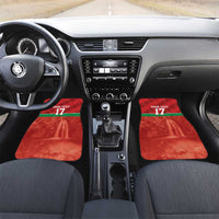 Custom Guadelope Football Car Mats Basse Terre Red Style