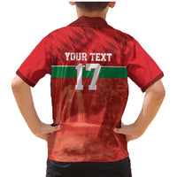 Custom Guadelope Football Family Matching Mermaid Dress and Hawaiian Shirt Basse Terre Red Style