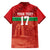 Custom Guadelope Football Family Matching Off Shoulder Maxi Dress and Hawaiian Shirt Basse Terre Red Style