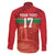Custom Guadelope Football Family Matching Off Shoulder Short Dress and Hawaiian Shirt Basse Terre Red Style