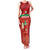 Custom Guadelope Football Family Matching Tank Maxi Dress and Hawaiian Shirt Basse Terre Red Style