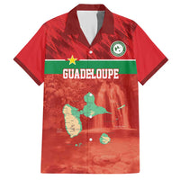 Custom Guadelope Football Hawaiian Shirt Basse Terre Red Style