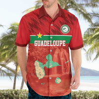 Custom Guadelope Football Hawaiian Shirt Basse Terre Red Style