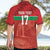 Custom Guadelope Football Hawaiian Shirt Basse Terre Red Style