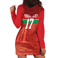 Custom Guadelope Football Hoodie Dress Basse Terre Red Style