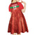 Custom Guadelope Football Kid Short Sleeve Dress Basse Terre Red Style