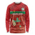 Custom Guadelope Football Long Sleeve Shirt Basse Terre Red Style