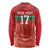 Custom Guadelope Football Long Sleeve Shirt Basse Terre Red Style