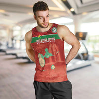 Custom Guadelope Football Men Tank Top Basse Terre Red Style